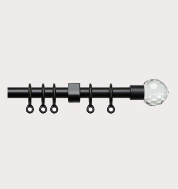13-16mm Acrylic Black Effect Ball Extendable Metal Pole Set – Retail Pack
